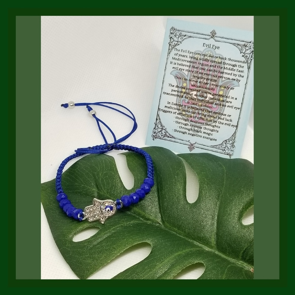 Hamsa Symbol Turkish Evil Eye Protection Bracelet